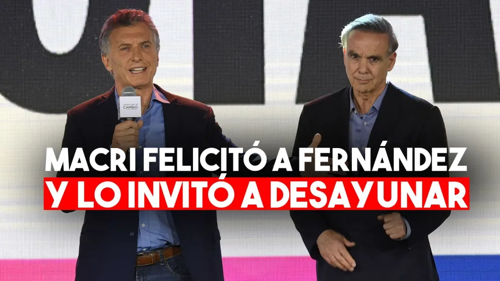 Macri reconoció la derrota y ya invitó a Fernández a desayunar en Olivos