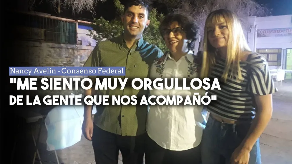 Nancy Avelín: "Me siento muy orgullosa de la gente que nos ha acompañado"