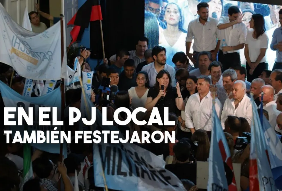 Sin Uñac y Gioja, hubo festejos en el PJ
