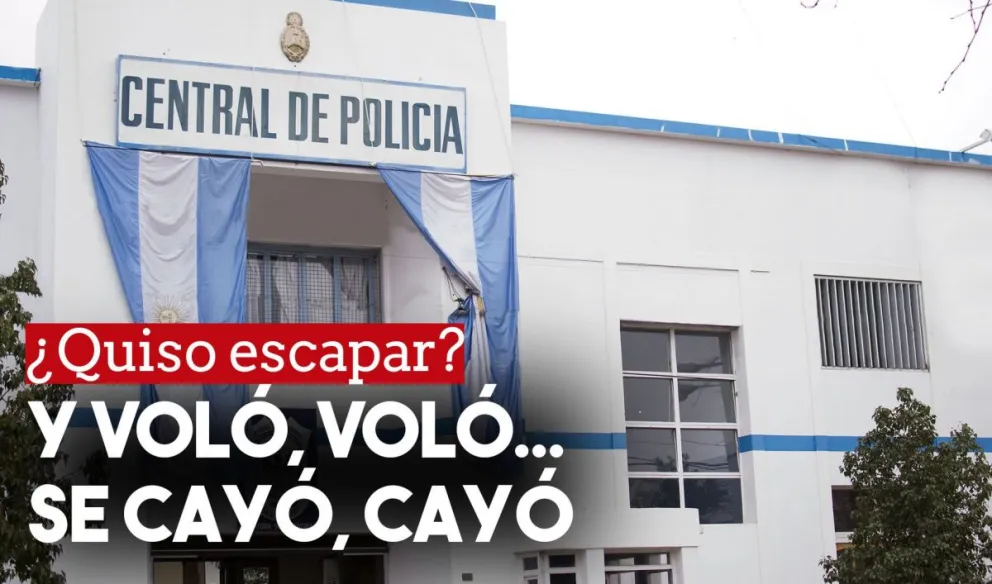 Un interno del Penal se tiró del primer piso de la Central de Policía