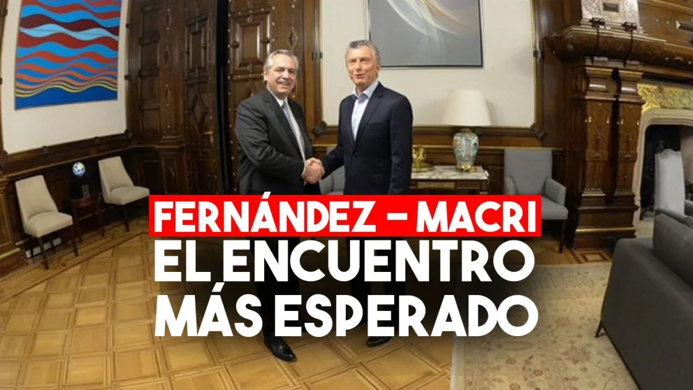 Alberto Fernández llegó hasta la Casa Rosada para desayunar con Mauricio Macri