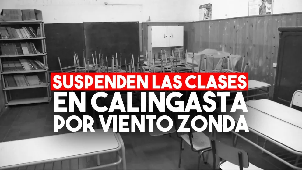 Suspenden las clases en Calingasta por la presencia de viento zonda
