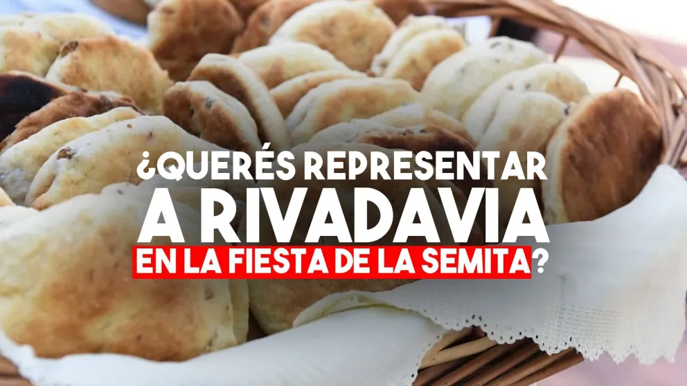 Abrieron las inscripciones para representar a Rivadavia en la Fiesta de la Semita.
