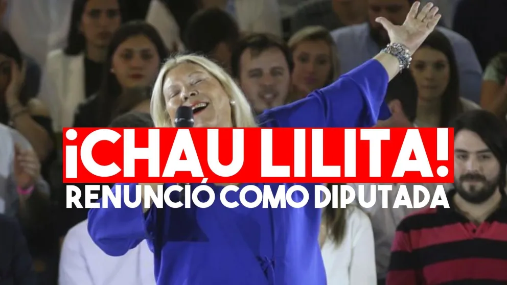 Elisa Carrió formalizó su renuncia en Diputados: dejará su banca en marzo