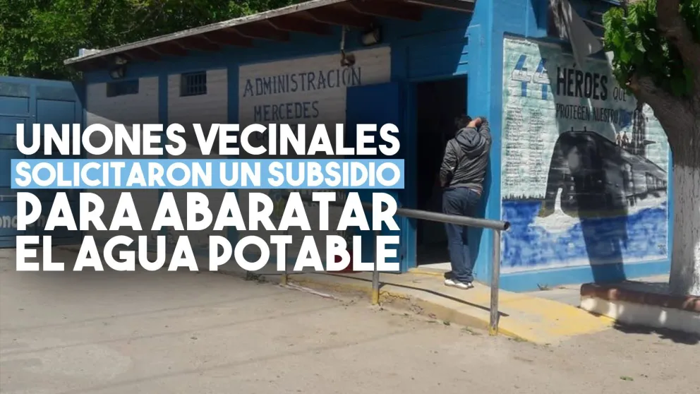 Uniones vecinales que brindan agua potable solicitaron un subsidio para no aumentar el costo del servicio