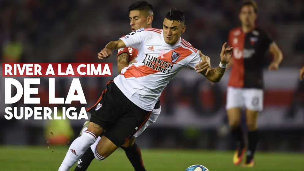 River le ganó 2-1 a Colón y se subió a la cima de la Superliga