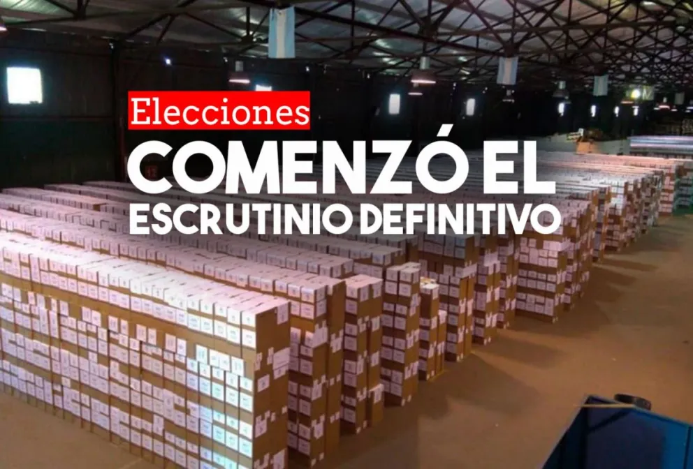 La Justicia electoral y los fiscales de los partidos políticos iniciaron el escrutinio definitivo