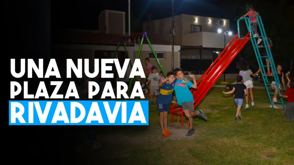 En Rivadavia: El barrio Natania XV cuenta con nueva plaza