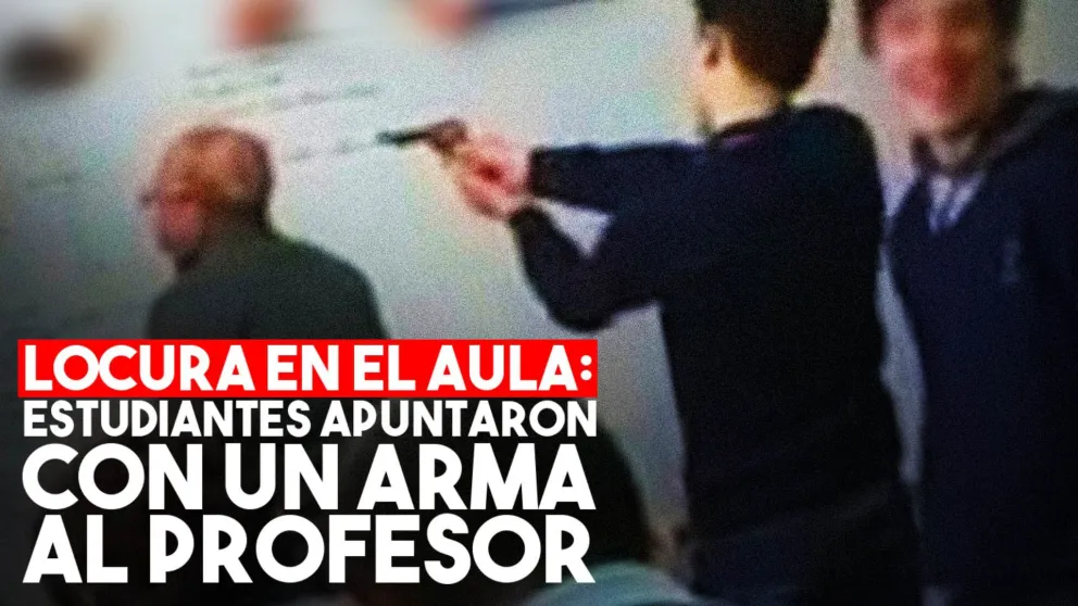 Alumnos de una escuela de El Palomar le apuntaron con un arma a un profesor