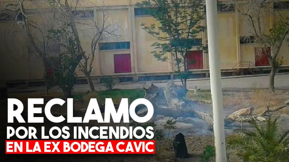 Vecinos de la ex bodega Cavic denuncian incendios intencionados en el lugar
