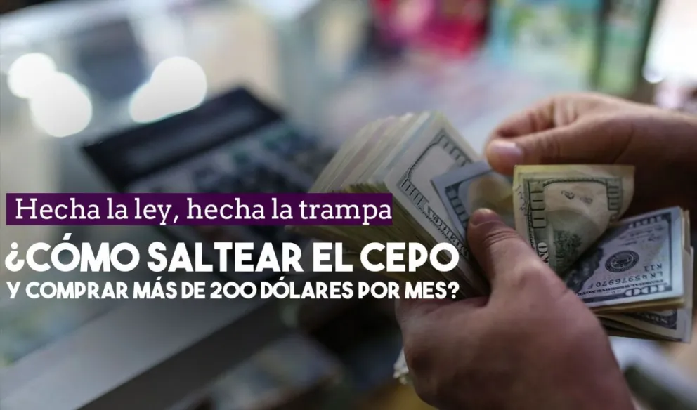 Cómo saltear legalmente el súper cepo y comprar más de 200 dólares por mes