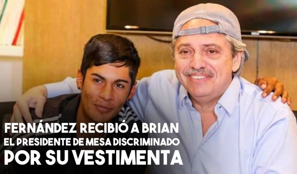 Alberto Fernández recibió a Braian