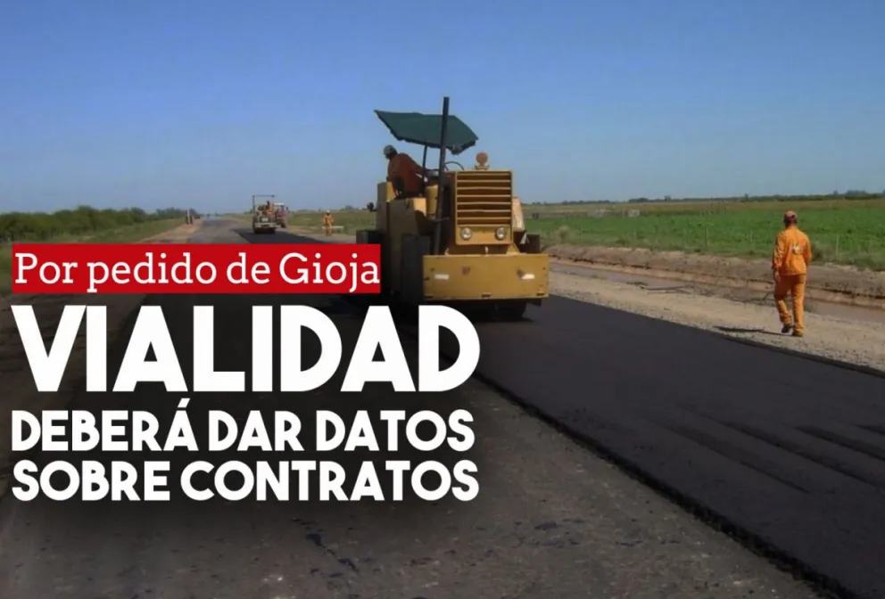 Tras el pedido de Gioja, Vialidad deberá brindar datos de contratos sobre corredores viales