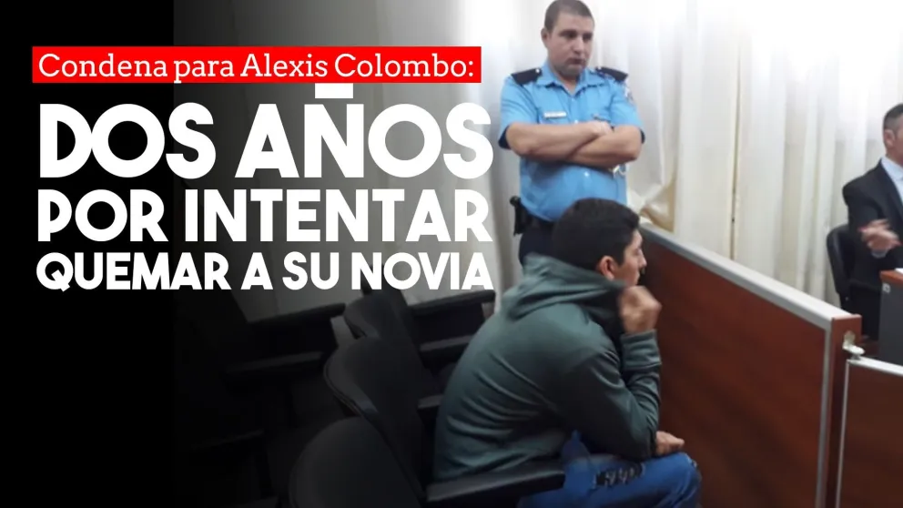 Lo condenaron a dos años de prisión por intentar quemar a su novia