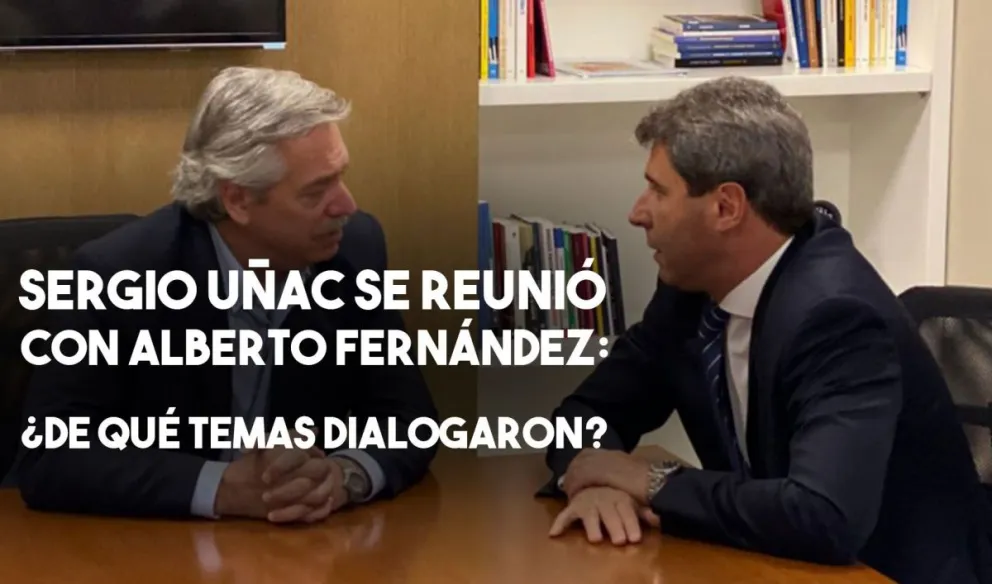 Uñac, tras reunirse con Alberto Fernández: “Estamos dispuestos a colaborar para salir de esta delicada situación económica”