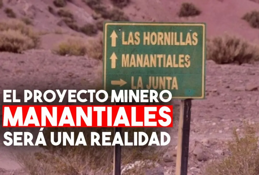 El proyecto minero Manantiales tuvo aval de Diputados