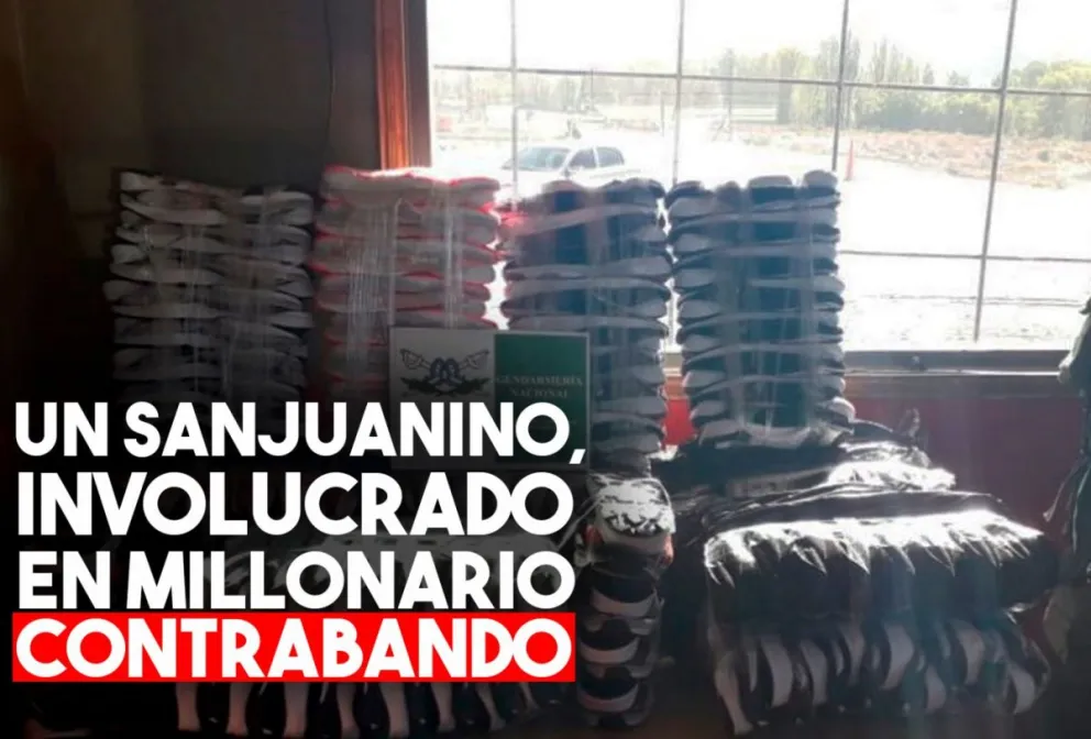 Decomisaron mercadería por un valor de más de un millón de pesos y hay un sanjuanino involucrado