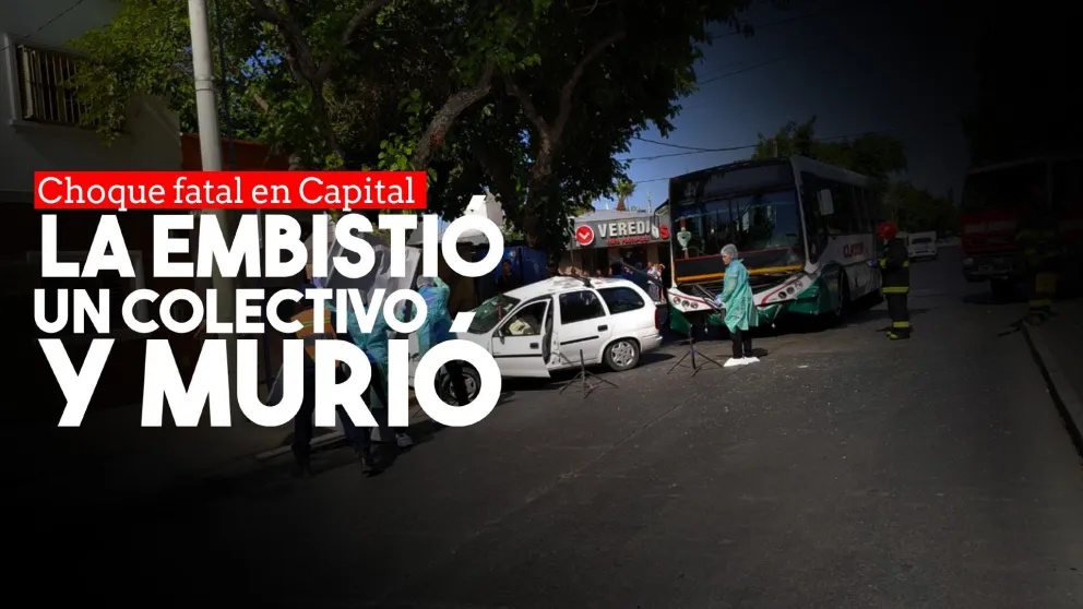 Una mujer murió en un choque fatal en pleno centro