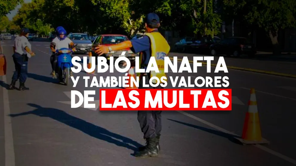 Estos son los nuevos montos de las multas de tránsito