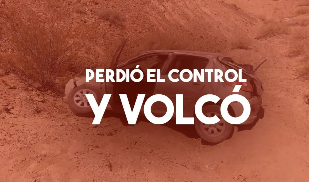 Peligroso vuelco en Albardón