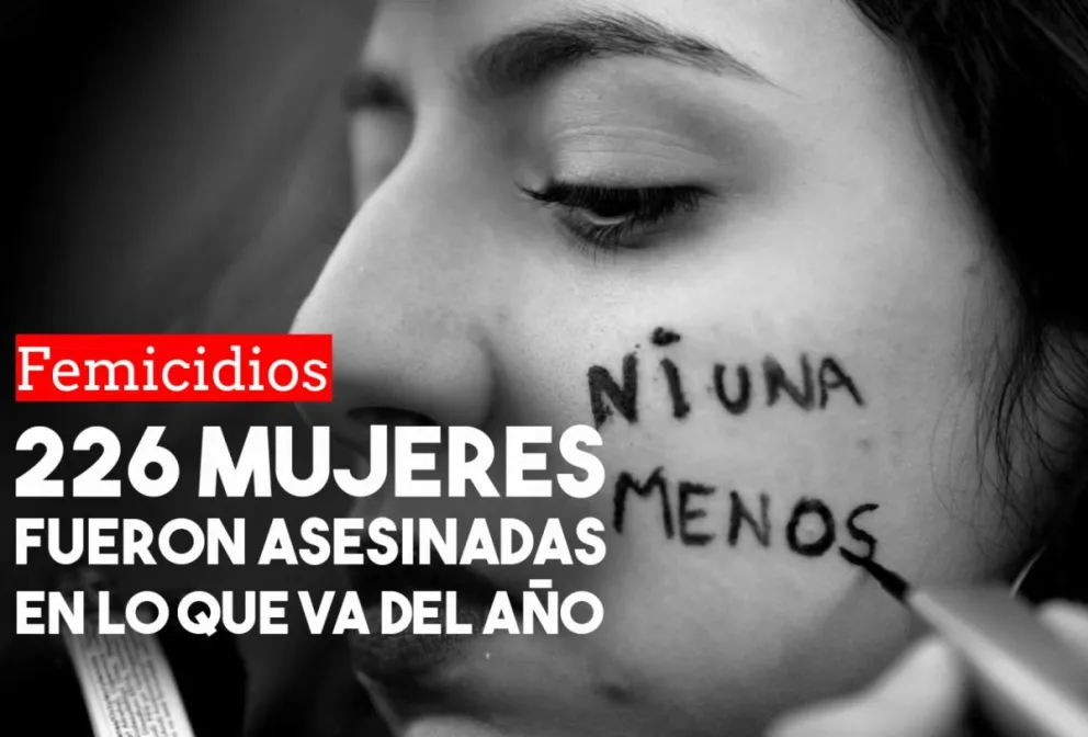 En 10 meses se cometieron 226 femicidios en Argentina y reclaman la emergencia nacional