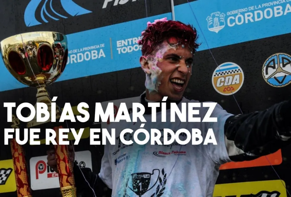 Tobías Martínez se consagró campeón en Río Cuarto