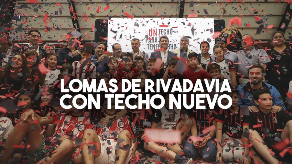 Lomas de Rivadavia estrenó su nuevo techado