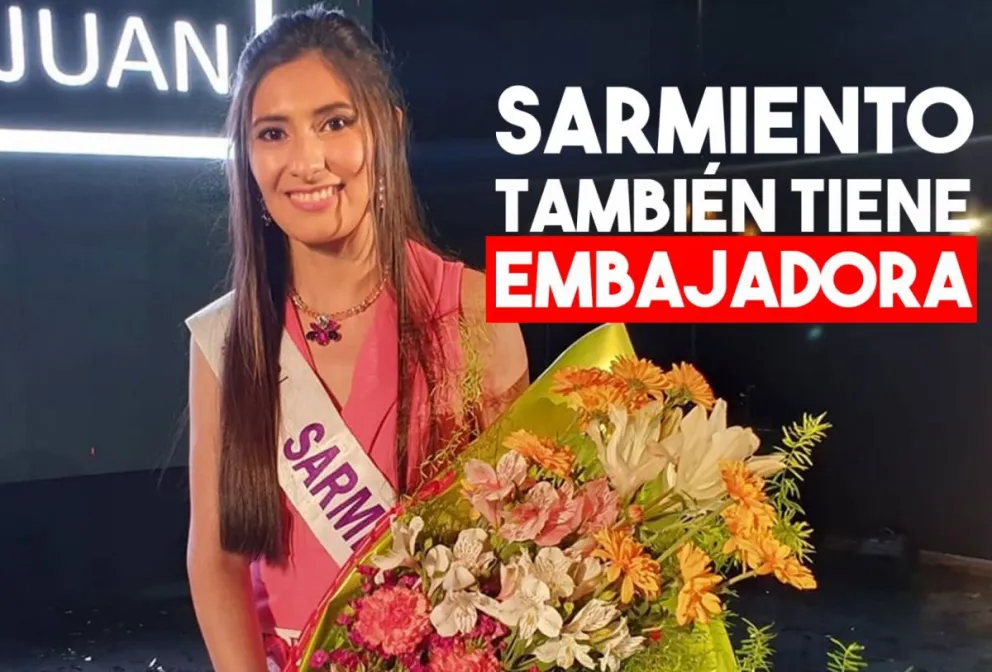 Celeste se convirtió en la primera embajadora de Sarmiento