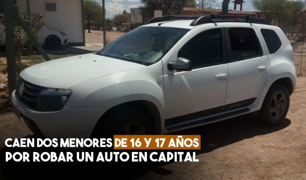 Dos menores detenidos por el robo de un auto