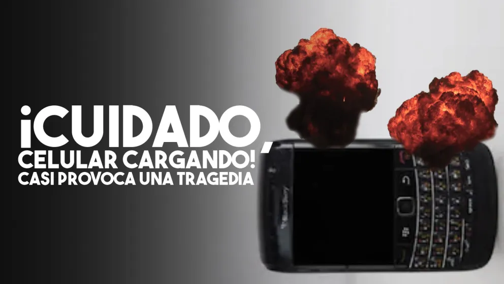 La explosión de un celular produjo un desastre en Rawson