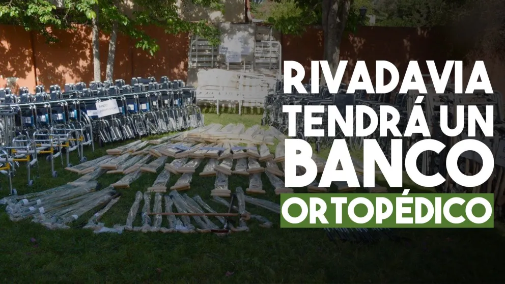 Nuevo Banco Ortopédico Municipal en Rivadavia: servirá para asistir a los vecinos sin cobertura social