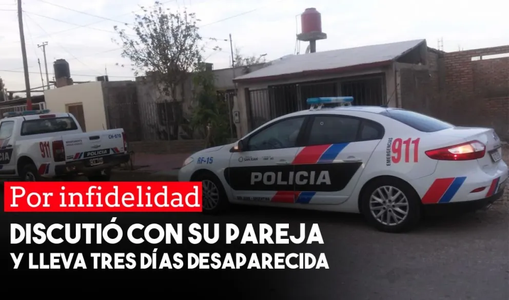 Le descubrieron una posible infidelidad desapareció hace tres días y la buscan desesperadamente