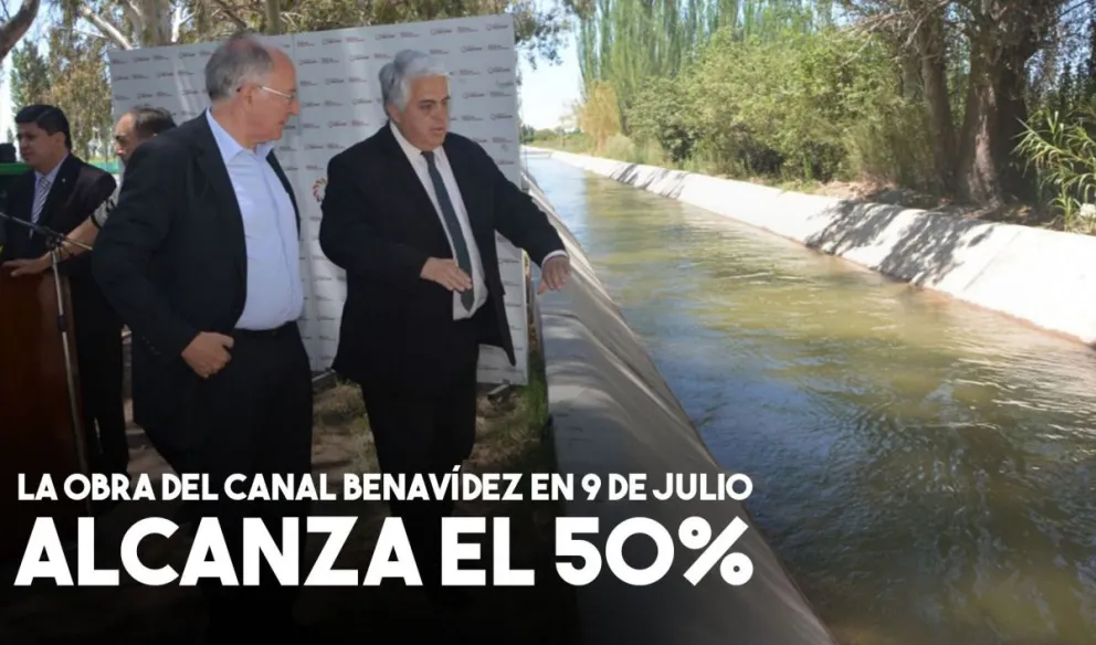 Visitaron obras del canal Benavídez - 9 de Julio y entregaron beneficios ANR a productores
