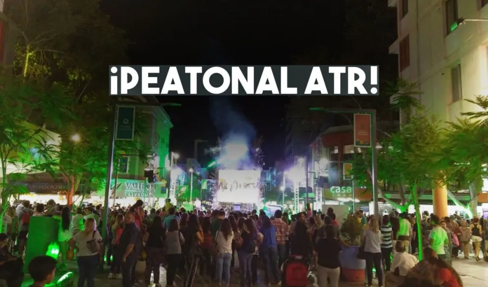 La Peatonal Domingo Faustino Sarmiento fue inaugurada
