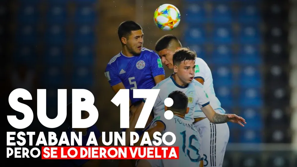 Argentina, eliminada del Mundial Sub 17: ganaba 2-0 pero Paraguay se lo dio vuelta