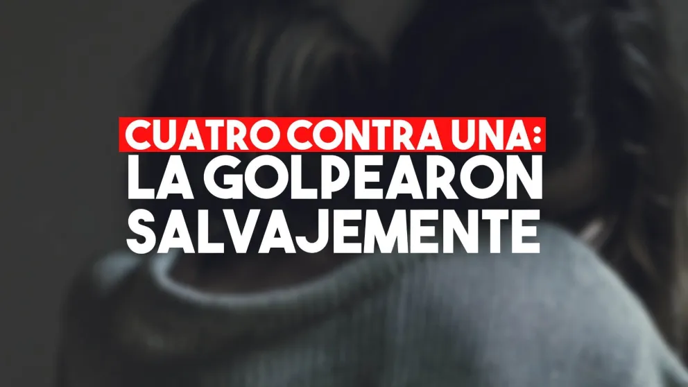 Cuatro personas atacaron violentamente a una mujer