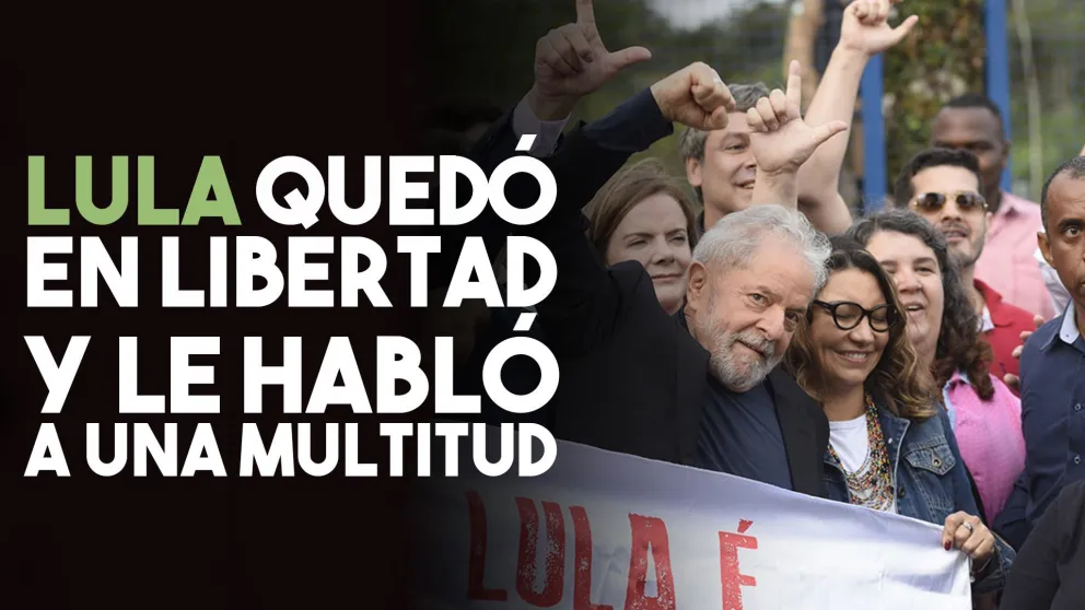 Lula da Silva sale de la cárcel tras 580 días preso