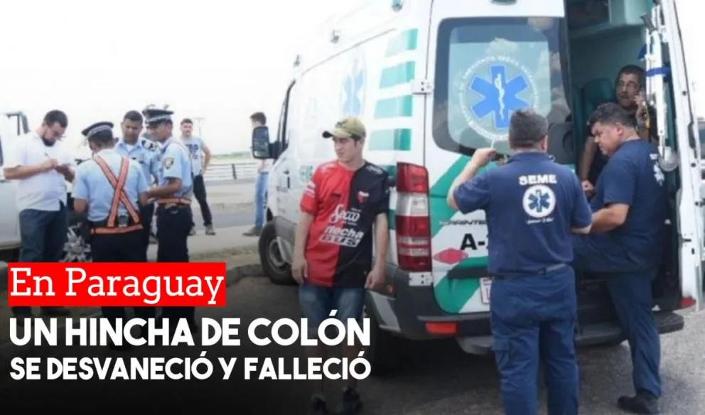 Murió un hincha de Colón