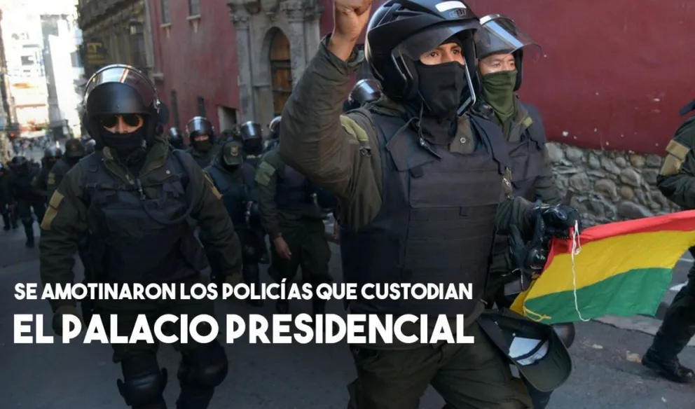 Máxima tensión en Bolivia por un motín de policías que se extiende en varias ciudades