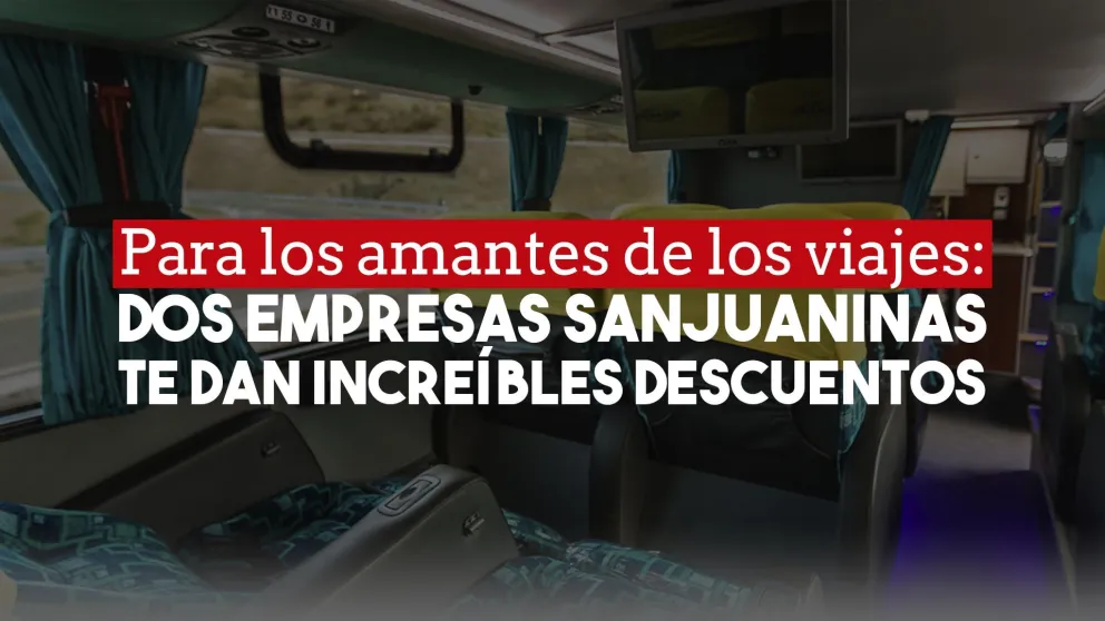 Se viene la Semana del Bus y dos empresas sanjuaninas aplicarán descuentos de hasta 70%