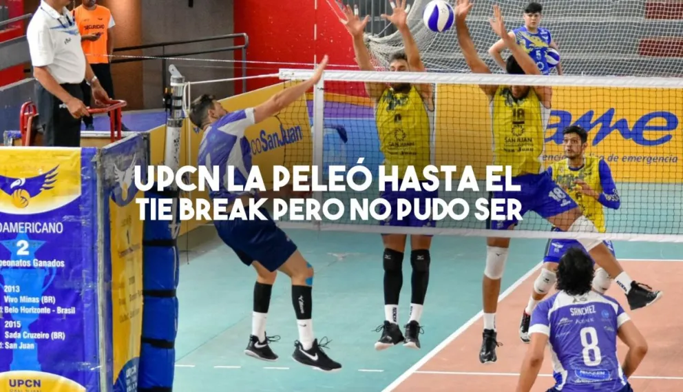 UPCN luchó hasta el final pero cayó en el tie break