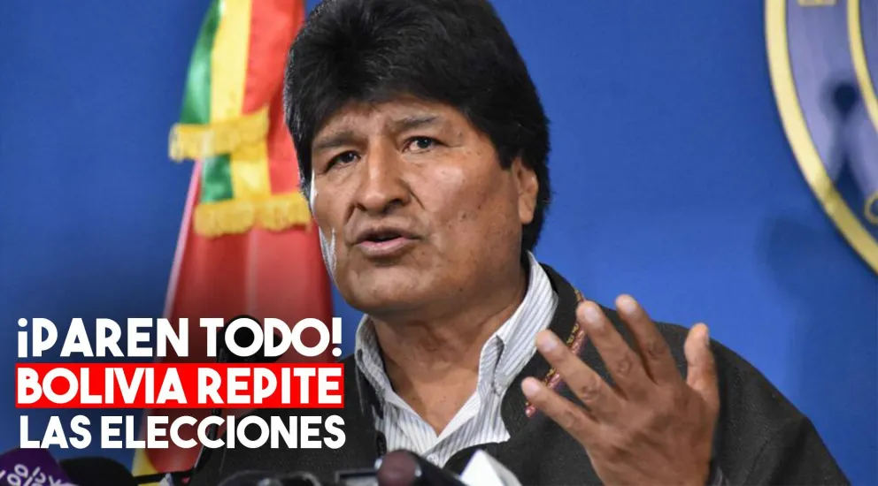 Bolivia: Evo Morales anunció nuevas elecciones