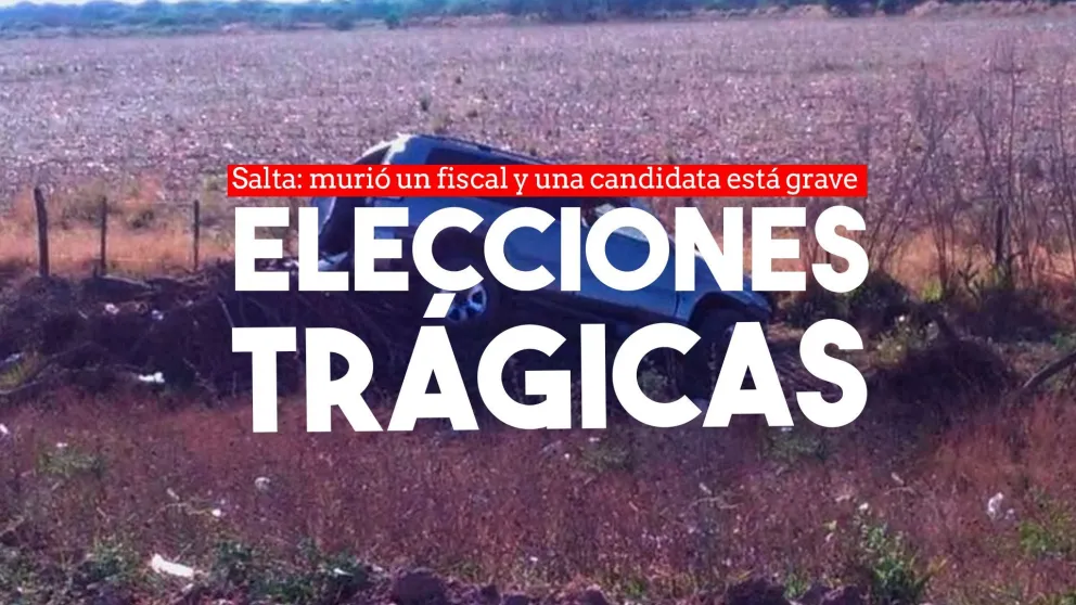 En un accidente murió un fiscal y quedó grave la candidata a intendente por Joaquín V. González