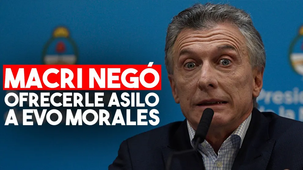 Macri negó haberle dado asilo a Evo Morales