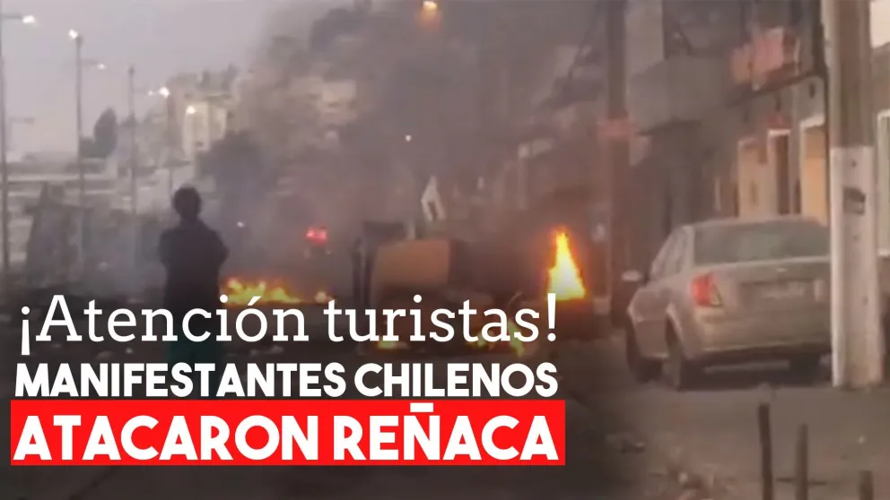 Las protestas de los chilenos llegaron a Reñaca y están destruyendo la zona turística