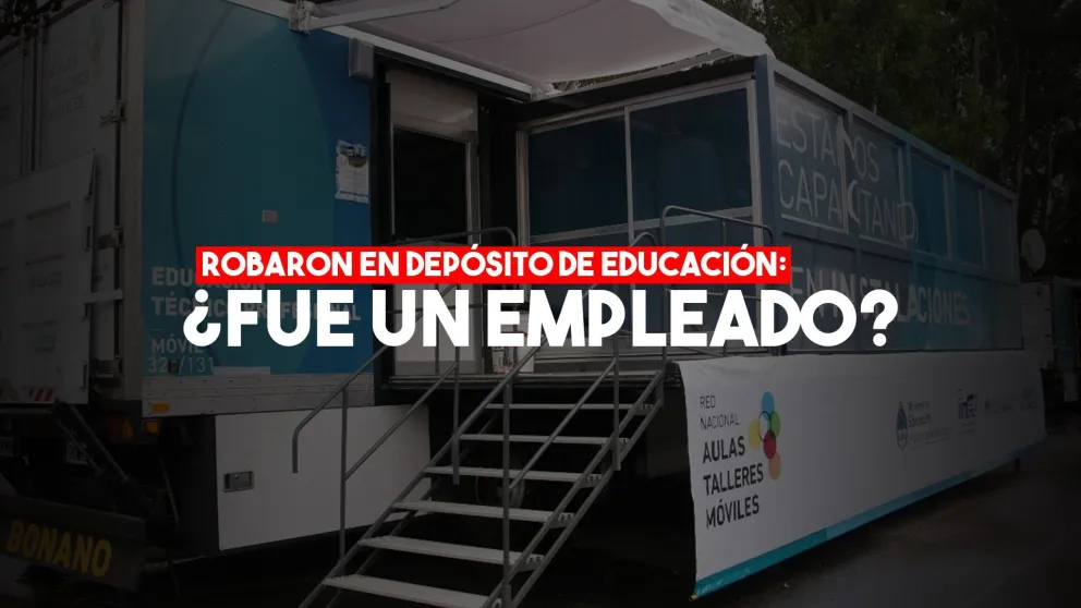 Robaron en un depósito del Ministerio de Educación