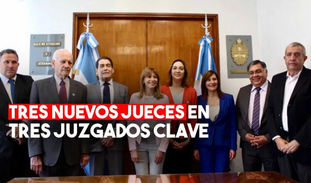 Tres jueces juraron ante la Corte
