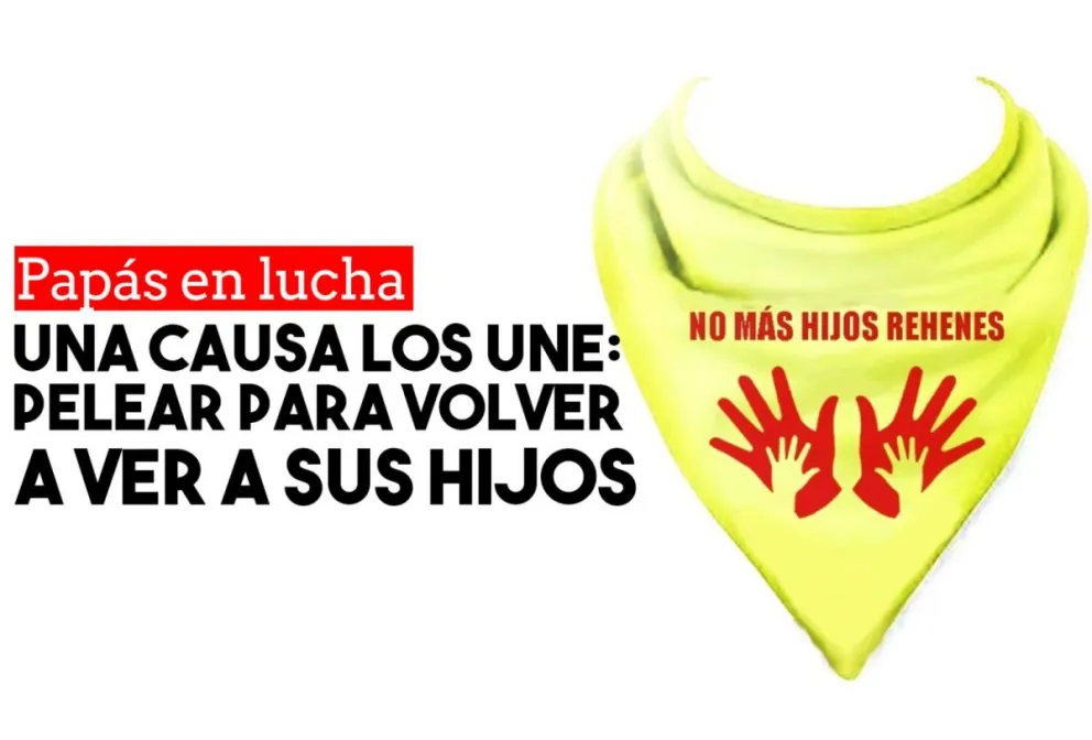 Papás que no pueden ver a sus hijos se organizan y hasta tienen pañuelo