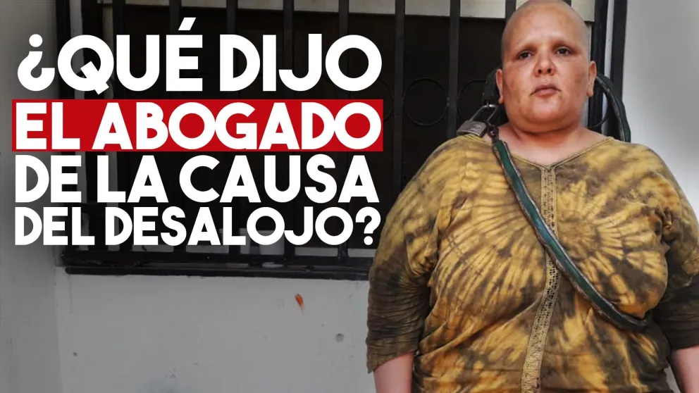 Las causas por las que pidieron el desalojo de la mujer que se encadenó a su casa