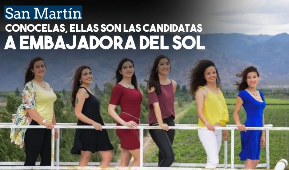 San Martín presentó a las candidatas a Embajadoras del Sol 2020